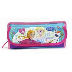 Disney Frozen Round Pencil Bag With Pocket