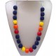 Baby Moo Teething Necklace (Navy)