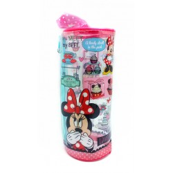 Disney Minnie Mouse Round Transparent Pencil Bag Set