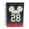 Disney RETRO MICKEY A6 150'S Spot UV NoteBook-A