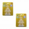 Bumble Bee X Cut Wideneck Teat Twin Pack - M size (WE0006)  