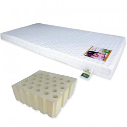 Bumble Bee Latex Baby Mattress 24x48x2" with Fitted Crib Sheet  