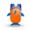 Nohoo Orange Dolphin Bag (Orange)