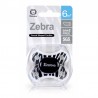Simba 3D Thumb Shape Pacifier (6 Months+) - Zebra