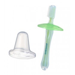 Simba Sterilizable Silicone Toothbrush (Green)