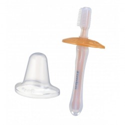Simba Sterilizable Silicone Toothbrush (Orange)