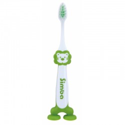 Simba Standing Toothbrush With Suction Pads (Green)
