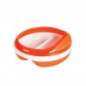 OXO TOT Divided Feeding Dish With Removable Ring - Orange