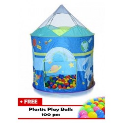 Ching Ching Spaceship Play House + 100 Balls