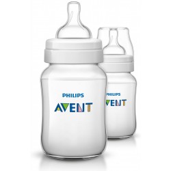Philips Avent Classic+ Feeding Bottle 9oz/260Ml (Twin Pack)