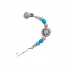 Yomommies Princess Elsa Wood Teething Ring Rattle