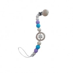 Yomommies Sullivan Maple Teether or Pacifier Clip