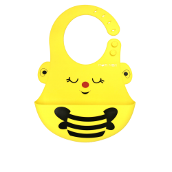 Quinton Silicone Bib (Bee)