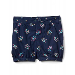 GAP Print Poplin Bubble Shorts (7109460122000)