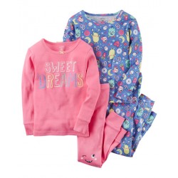 Carter's 4-Piece Sweet Dreams Snug Fit Cotton PJs (351G413)