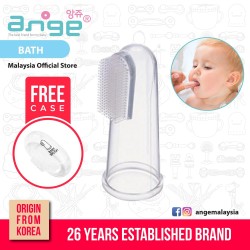 Korea Ange Fingertip Toothbrush with Soft Sensory BPA Free Silicone and Case