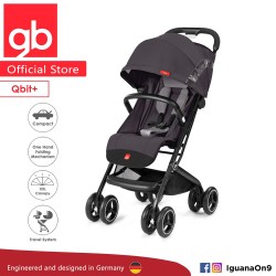 gb QBit Stroller (Silver Fox Grey) - The Luxury Traveller