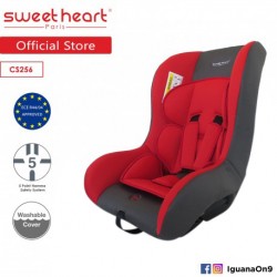 Sweet Heart Paris Safety Car Seat (New Red) with Washable Covers