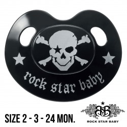 Rock Star Baby Silicone Pacifiers Ortho - PIRATE
