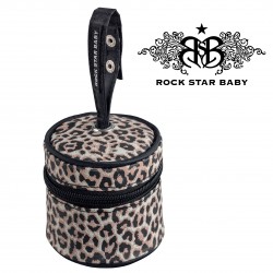 Rock Star Baby  Pacifier Bag - LEOPARD