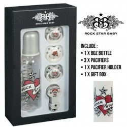 Rock Star Baby Gift Set 3 - HEARTS & WINGS