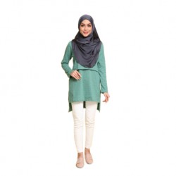 Mumsluv Madeena Nursing Tunic (Green)