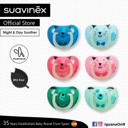 Suavinex BPA Free 0 - 6 Months Night  and  Day Anatomical Soother Pacifier (Random Color and Pattern