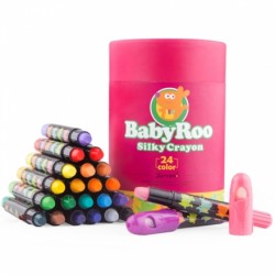 Joan Miro Babyroo Silky Washable Crayon (24ct)