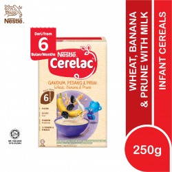 Nestle Cerelac Wheat, Banana & Prune 6M+ (250G)