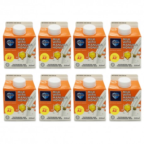 [Chilled] DiamondPure Milk with Manuka Honey 300ml (8 Packets)