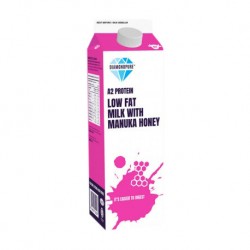 [Chilled] DiamondPure Low Fat Milk with Manuka Honey 1L (4 Packets)