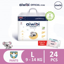 Aiwibi Premium Pant Diaper 12 - L 24pcs (Medium Pack)