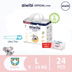 Aiwibi Ultra Slim Pant Diaper 19 - L 24pcs (Medium Pack)