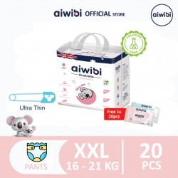 Aiwibi Ultra Slim Pant Diaper 19 - XXL 20pcs (Medium Pack)