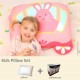 Milo & Gabby Kids Pillow & Pillowcase Set (Lola Princess Designed)