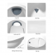 Arley Ergo Baby Bath Tub XL with Seat – 26L Non-Slip Design_211158