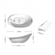 Arley Ergo Baby Bath Tub XL with Seat – 26L Non-Slip Design_211160