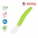 Nuby "Garden Fresh" Silicone Spoon with Hygenic Case (1pc) -Green