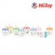 Nuby Natural Touch Printed Bottle With Silicone Nipple - 270ml/9oz (Single Pack) - Blue Kenya