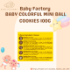 Baby Factory Baby Colorful Mini Ball Cookies 100g