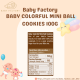 Baby Factory Baby Colorful Mini Ball Cookies 100g
