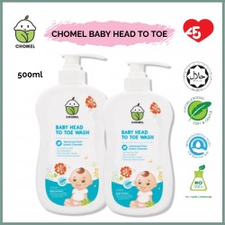 CHOMEL Baby Head To Toe Wash 500ML x 2 *READY STORE*