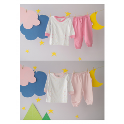 Boogybaby Candyland Kids Pyjamas - 2 Sets (Girl 6-24M)