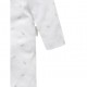 Purebaby Organic Sleepsuit Purebaby Australia (Pale Grey Leaf Spot Print)