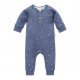 Purebaby Australia Organic Baby Kids Sleepsuit (Bluestone Starry Night Print)