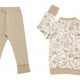 Hamako Tencel Kids Pyjamas Set (Beige Ocean Prints)