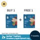 (Buy 1 Free 1) BB King Kong Gerber Teethers Strawberry Apple Spinach 48G Box (Expiry Date: 27/11/2021)