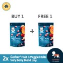 (Buy 1 Free 1) BB King Kong Gerber Very Berry Blend Fruit and Veggie Melts 28G Pouch 