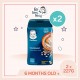 Gerber Single-Grain Oatmeal Baby Cereal Twin Pack (227g x 2) Free Baby Food (Random Flavour)