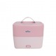 Bear Electric Lunch Box Portable Lunch Box Heated Stainless Steel Lunch Box 2-layer Mini Rice Cooker (1.2L) BLB-G12L